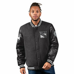 New York Rangers First Rounder Starter NHL Varsity Wool Jacket Classic
