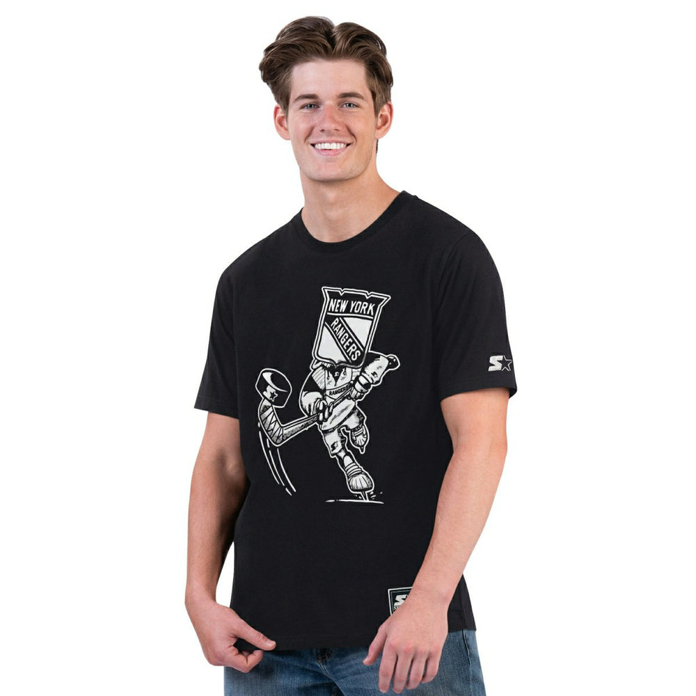 New York Rangers Starter BLACK ICE NHL T-Shirt Lifestyle