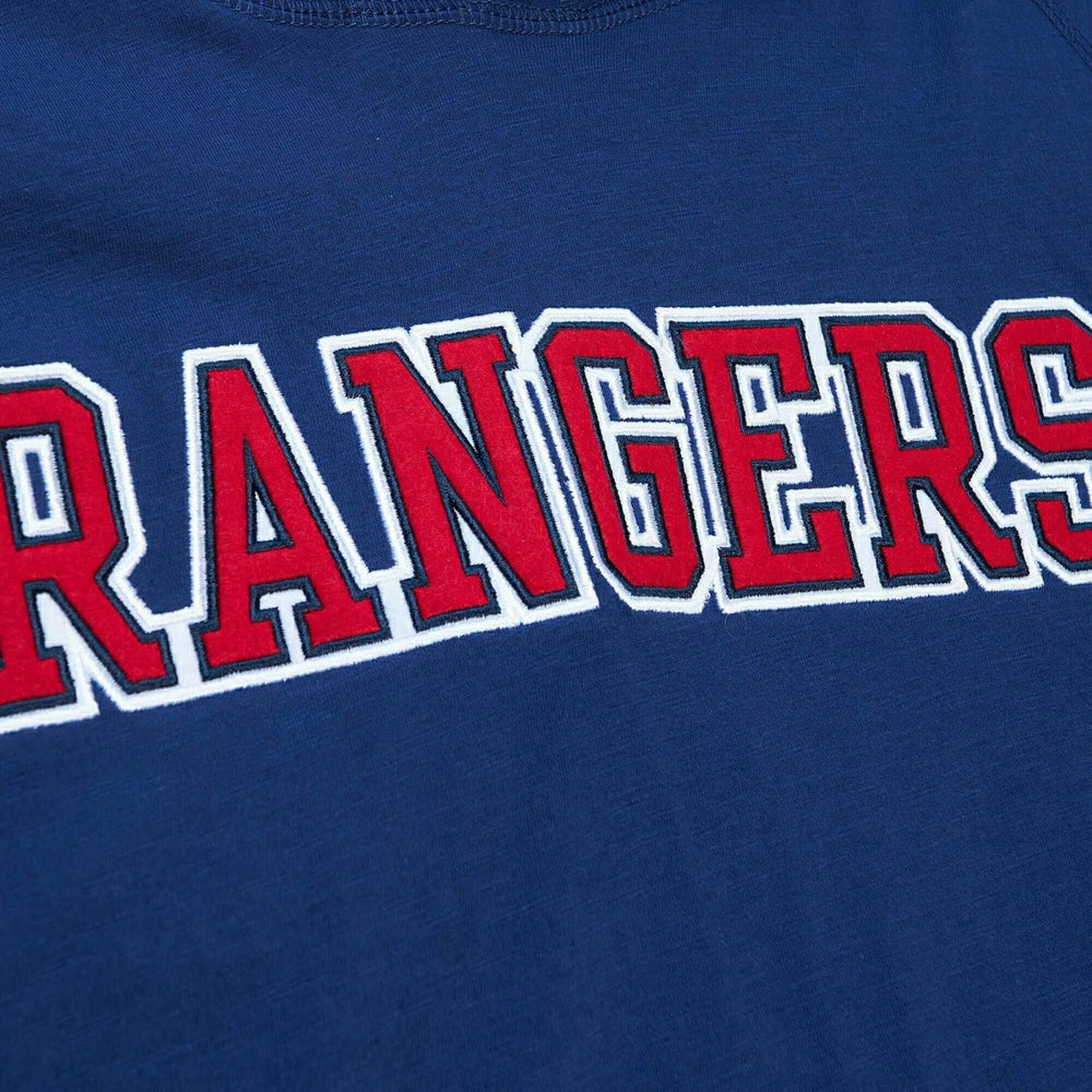 New York Rangers Legendary Slub Mitchell & Ness NHL Long Sleeve Hoodie Lifestyle