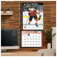 Philadelphia Flyers 2026 NHL Team Wall Calendar Taass US