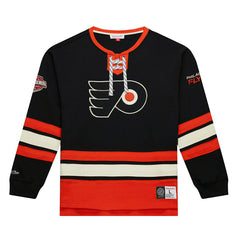 Philadelphia Flyers Mitchell & Ness Heritage NHL Lace-Up Jersey Crew Lifestyle
