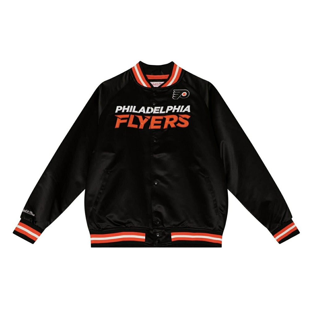 Philadelphia Flyers Mitchell & Ness Lightweight Satin NHL Jacket Classic