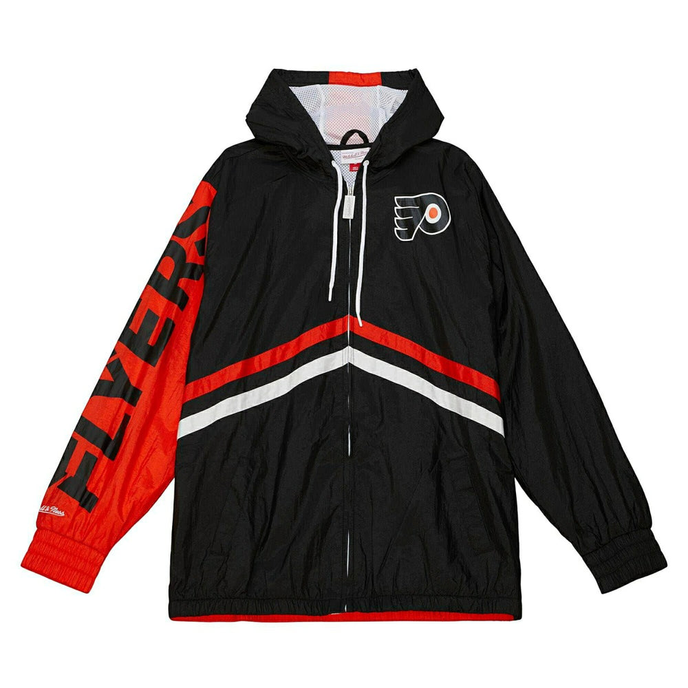 Philadelphia Flyers Undeniable Mitchell & Ness NHL Windbreaker Jacket Fashion