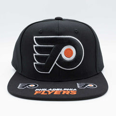 Philadelphia Flyers Hat Trick Mitchell & Ness Snapback NHL Cap Black Taass for sale