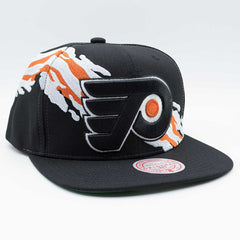 Philadelphia Flyers Paintbrush Mitchell & Ness Snapback NHL Cap Black Taass US