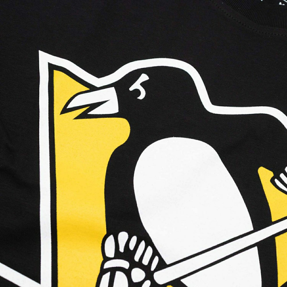 Pittsburgh Penguins Primary Logo NHL T-Shirt Black Taass US
