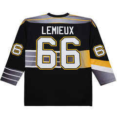 Mario Lemieux #66 Pittsburgh Penguins 1996-97 Premium Power Play NHL Jersey Black Taass US