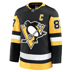 Sidney Crosby #87 Pittsburgh Penguins Premium NHL Jersey Home Black Taass for sale
