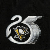 Pittsburgh Penguins Vintage Mitchell & Ness Fitted NHL Cap Black Taass sale