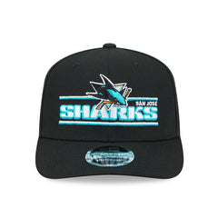 San Jose Sharks NHL Stated 9SEVENTY Stretch-Snap Cap Black Fashion