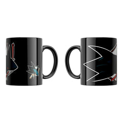 San Jose Sharks Oversized Logo NHL Mug (330 ml) Lifestyle