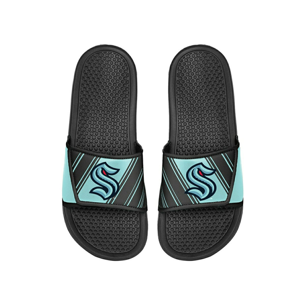 Seattle Kraken Legacy Velcro NHL Sport Slides Taass for sale