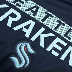 Seattle Kraken 2024/25 Authentic Pro Rink Tech NHL Hoodie Navy Lifestyle