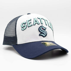 Seattle Kraken Starter Penalty NHL Trucker Cap Navy Taass sale