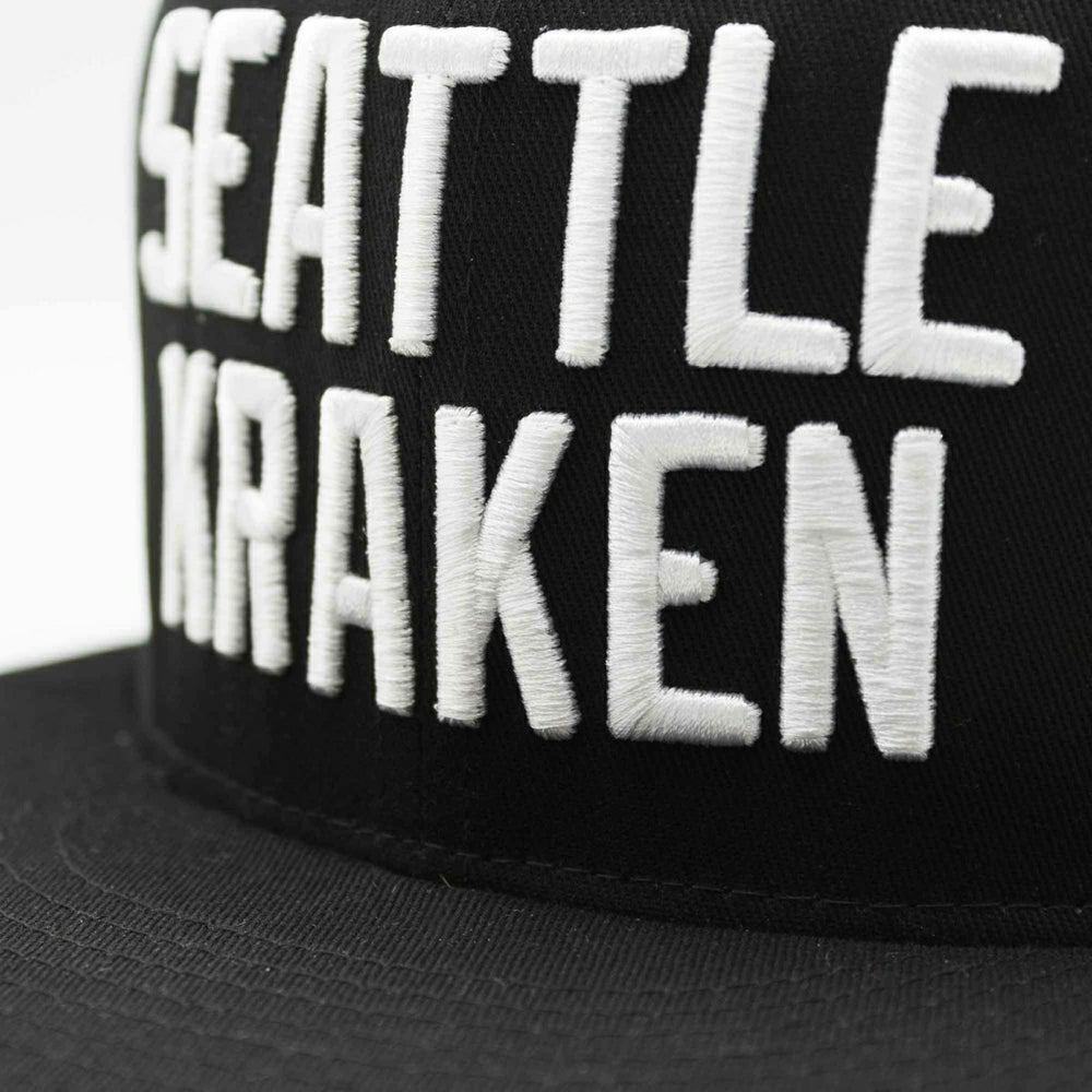Seattle Kraken Starter BLACK ICE Snapback NHL Cap Lifestyle