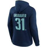 Philipp Grubauer #31 Seattle Kraken Player NHL Hoodie Navy Fashion