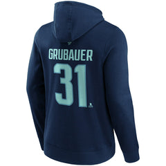 Philipp Grubauer #31 Seattle Kraken Player NHL Hoodie Navy Fashion