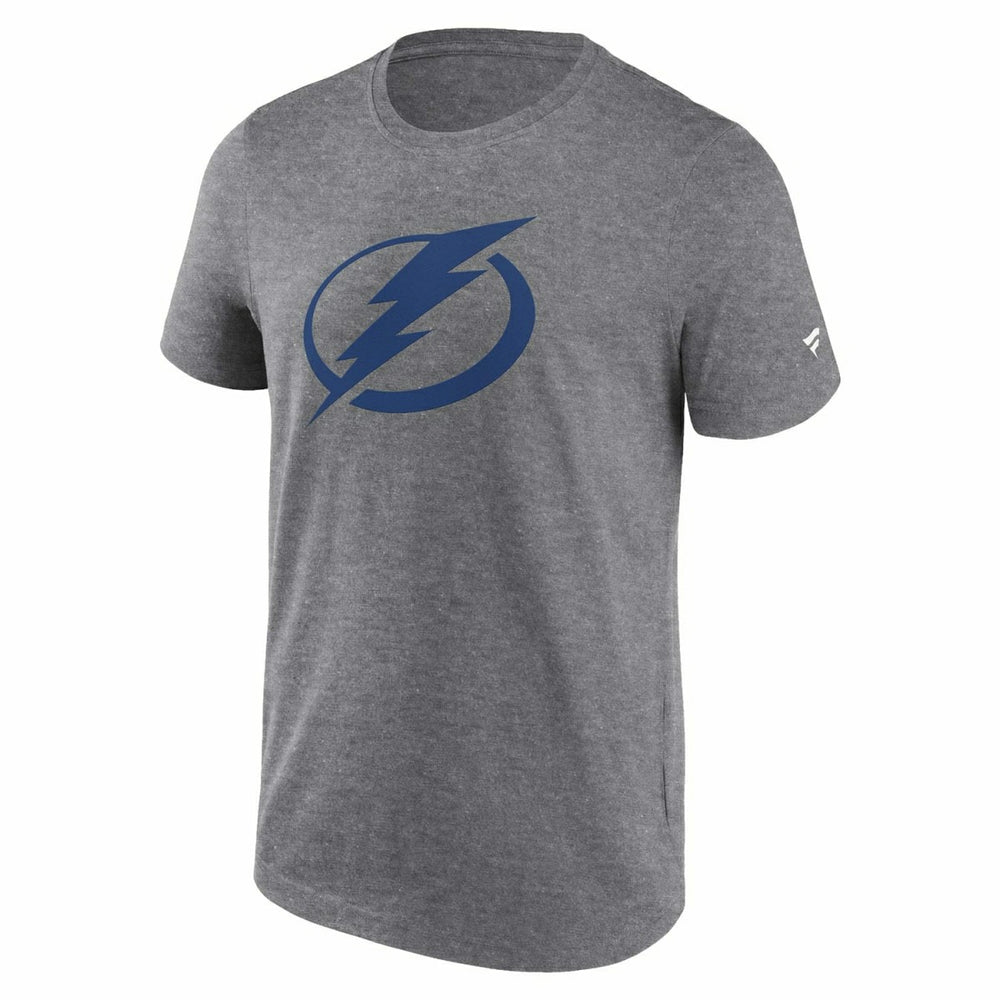 Tampa Bay Lightning Primary Logo NHL T-Shirt Gray Taass US