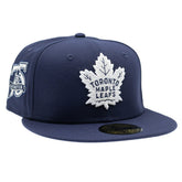Toronto Maple Leafs 75th Anniversary 59FIFTY Fitted NHL Cap Navy Fashion