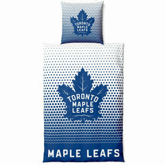 Toronto Maple Leafs Dots NHL Bedding Set Taass sale