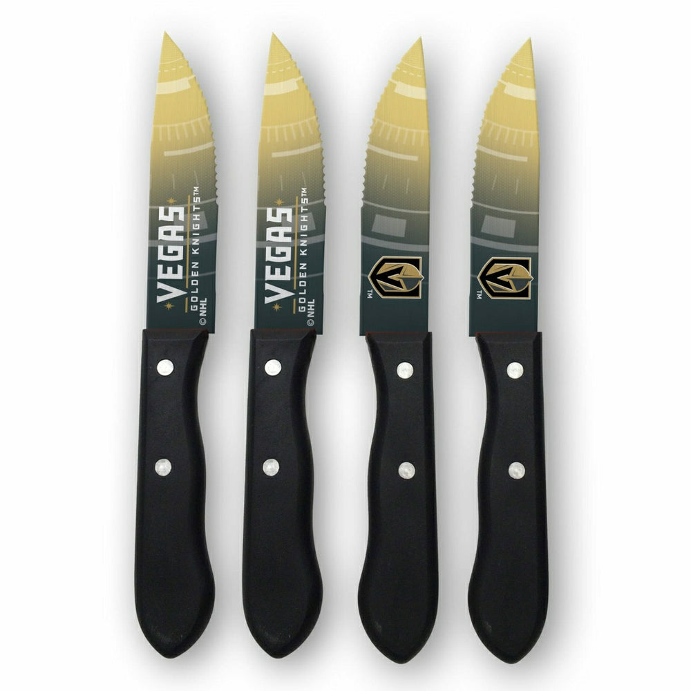 Vegas Golden Knights NHL Steak Knife Set (4-Piece) Lifestyle