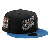 Washington Capitals Vintage Logo 59FIFTY Fitted NHL Cap Black/Blue Fashion