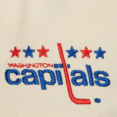 Washington Capitals Off-White Mitchell & Ness Snapback NHL Cap Classic