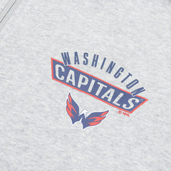 Washington Capitals adidas 2021/22 NHL Authentic Apparel Full-Zip Hoodie Grey Classic