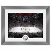 Washington Capitals Art Deco Stadium Silver Coin Framed NHL Photo Taass sale