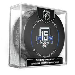Winnipeg Jets 15th Anniversary 2025-26 NHL Official Game Puck Taass US