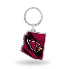 Arizona Cardinals State Shaped NFL Key Ring Taass US