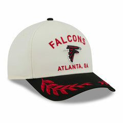 Atlanta Falcons 2025 NFL Draft 9FORTY M-Crown A-Frame Snapback Cap Cream Classic