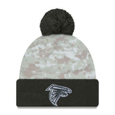 Atlanta Falcons 2024 NFL Salute to Service New Era Sport Pom Knit Fashion