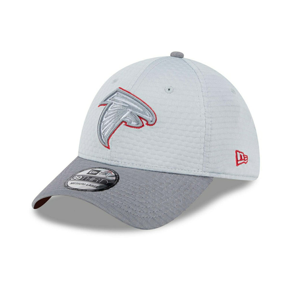 Atlanta Falcons 2024 NFL Training Camp New Era 39THIRTY Flex Cap Gray Taass sale