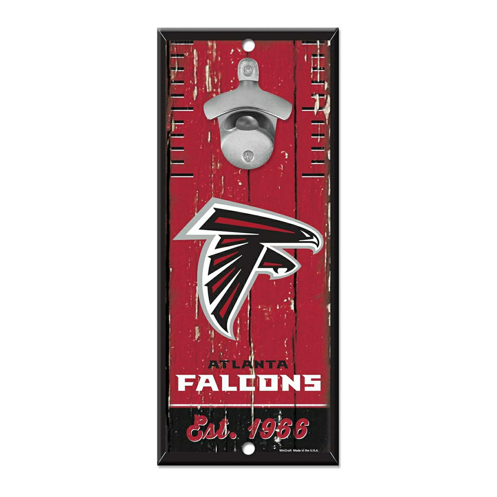 Atlanta Falcons NFL Bottle Opener Sign Taass for sale