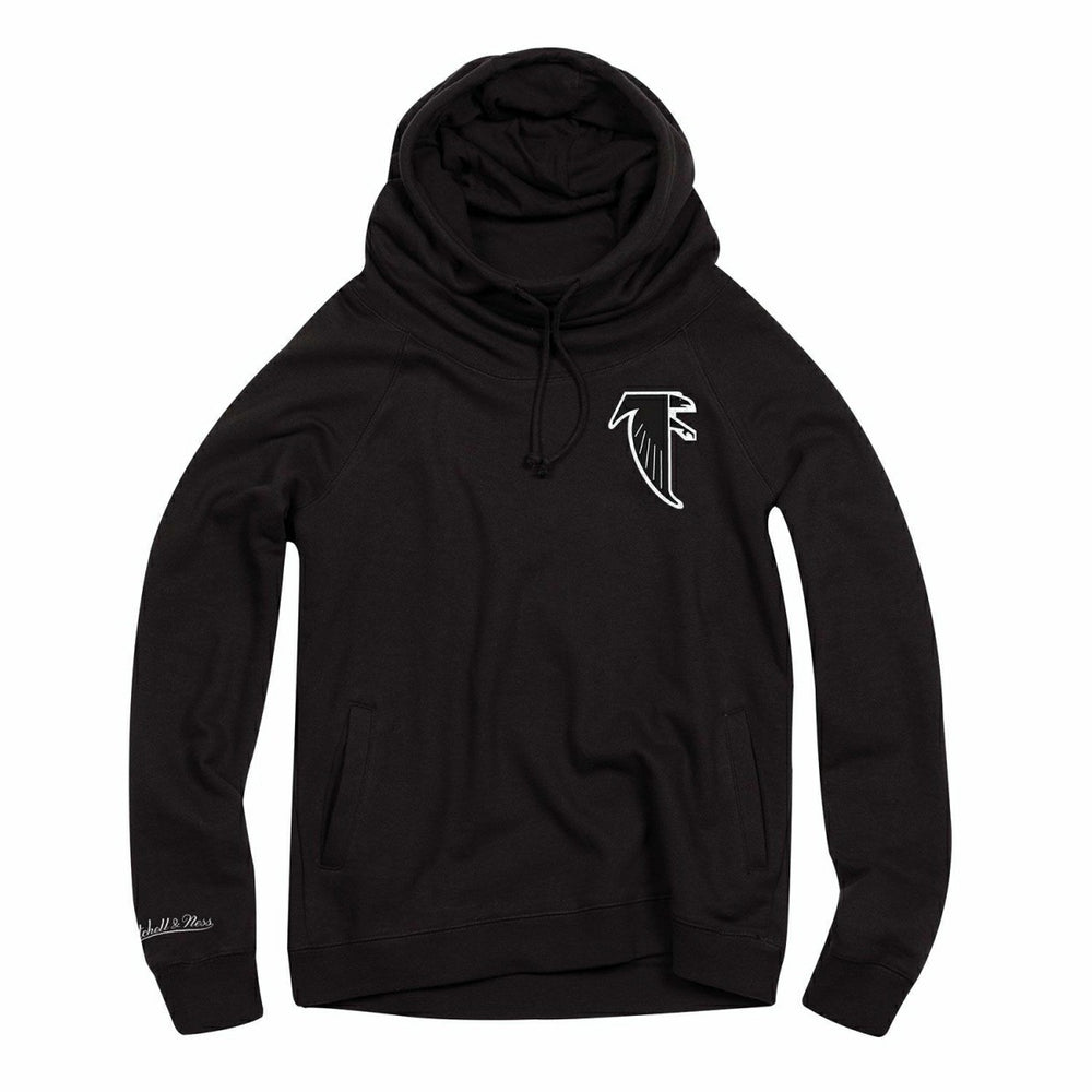 Atlanta Falcons Funnel Neck Pullover NFL Hoodie (WOMEN'S) Classic