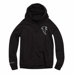 Atlanta Falcons Funnel Neck Pullover NFL Hoodie (WOMEN'S) Classic