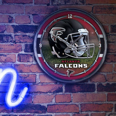 Atlanta Falcons WinCraft Chrome NFL Wall Clock Taass sale