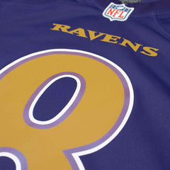 Lamar Jackson #8 Baltimore Ravens 2026 Game NFL Jersey Alternate Purple Lifestyle