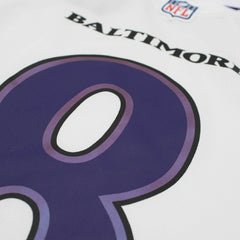 Lamar Jackson #8 Baltimore Ravens 2026 Game NFL Jersey White Taass US