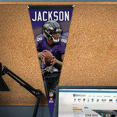 Lamar Jackson Baltimore Ravens Premium WinCraft NFL Pennant Classic