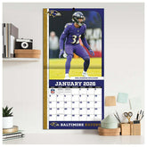 Baltimore Ravens 2026 Team NFL Wall Calendar Fashion