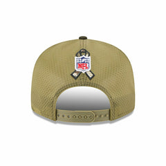 Baltimore Ravens 2025 NFL Salute to Service 9FIFTY Split Panel Trucker Snapback Cap Olive Taass sale