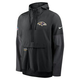 Baltimore Ravens Nike Sideline Half-Zip Anorak NFL Jacke Black Lifestyle