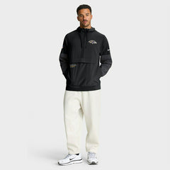 Baltimore Ravens Nike Sideline Half-Zip Anorak NFL Jacke Black Lifestyle
