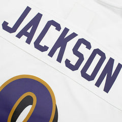 Lamar Jackson #8 Baltimore Ravens Nike Game NFL Jersey White Lifestyle
