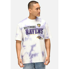 Baltimore Ravens Tie-Dye Recovered Relaxed NFL T-Shirt Taass US