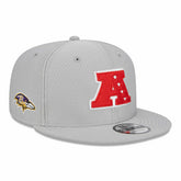 Baltimore Ravens AFC 2024 Pro Bowl New Era 9FIFTY Snapback NFL Cap Gray Fashion