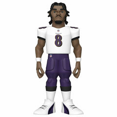 Funko Vinyl Gold 12" Lamar Jackson Baltimore Ravens CHASE Edition NFL Figure Taass for sale