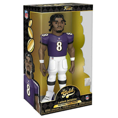 Funko Vinyl Gold 12" Lamar Jackson Baltimore Ravens NFL Figure Taass US